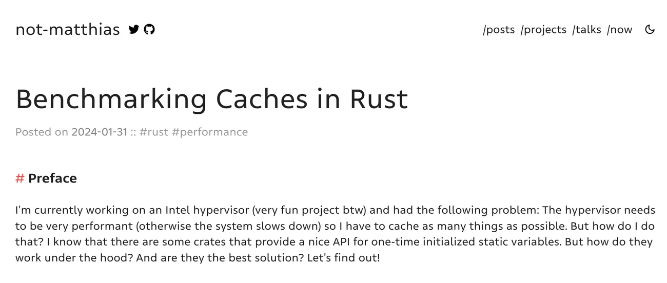 New page with fewer accents