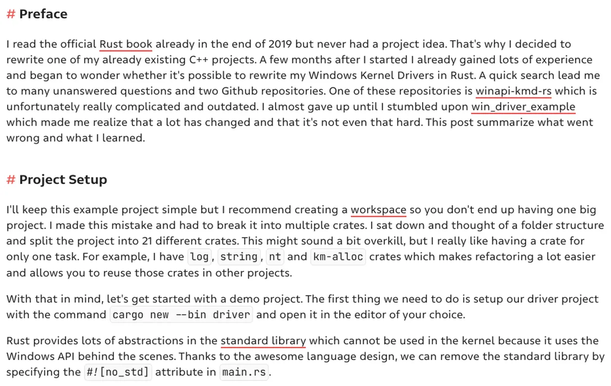 New page with fewer accents